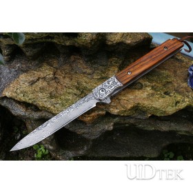 Magical arrow axis lock fast opening folding knife UD405424